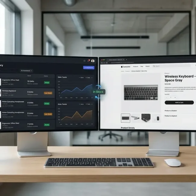 Seamless synchronization of item status